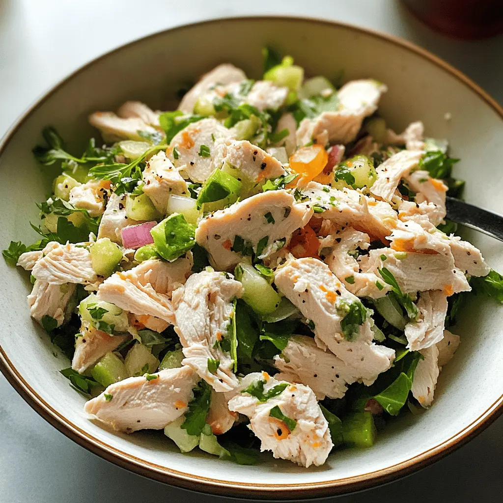 This Best Chicken Salad recipe brings together tender chicken, crisp veggies, and creamy dressing for a perfect meal! Packed with protein and flavor, it’s great for lunch or a light dinner. Enjoy it on a bed of greens, in a sandwich, or on crackers. Save this delicious recipe for your next healthy meal idea!