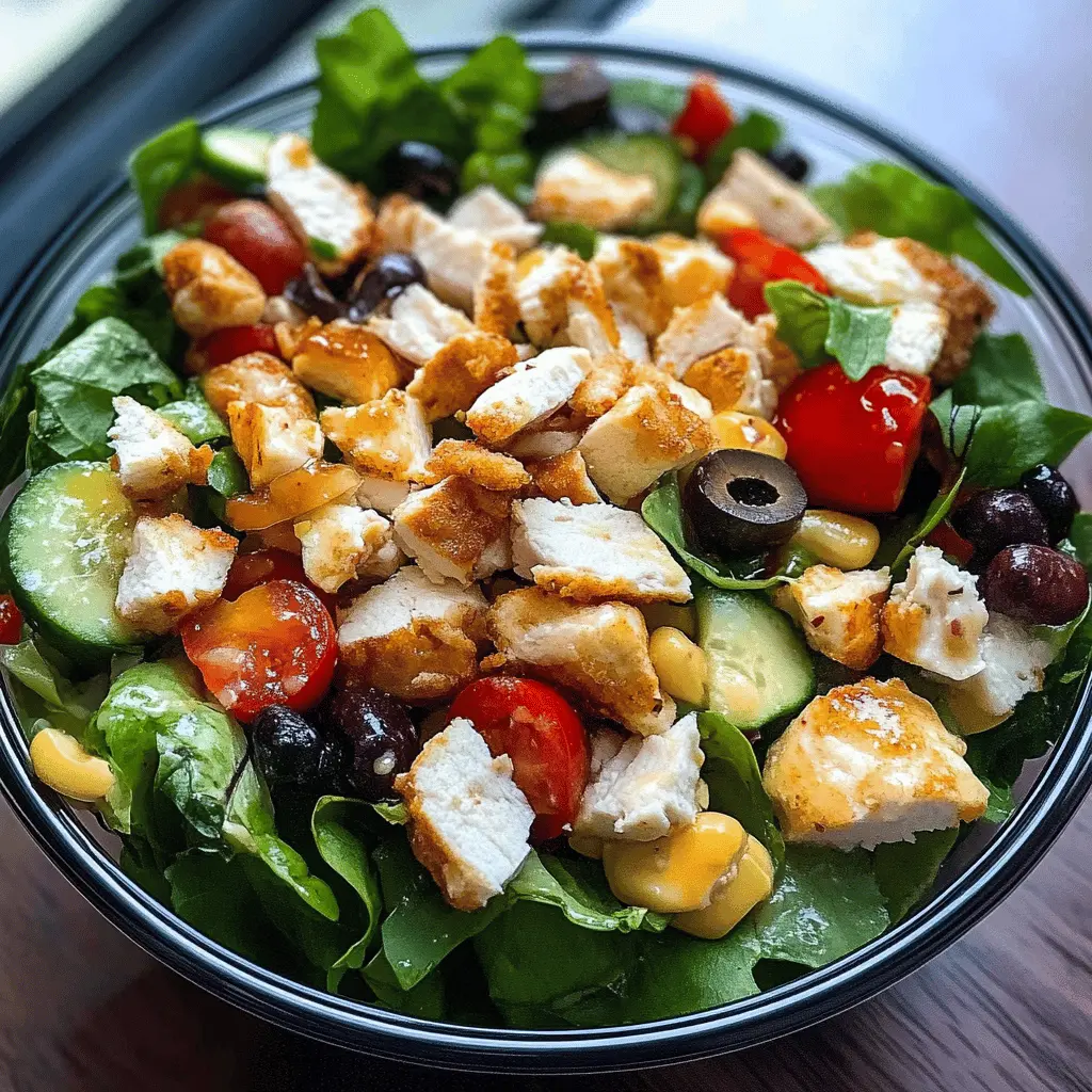 Looking for a fresh and vibrant meal? This Chick-fil-A Market Salad copycat recipe features crisp greens, juicy grilled chicken, and a delightful mix of fruits and nuts. Perfect for a quick dinner or a healthy lunch, this dish is bursting with flavor and nutrition. Save this recipe to bring a taste of your favorite restaurant into your home! Ideal for meal prep or picnics!