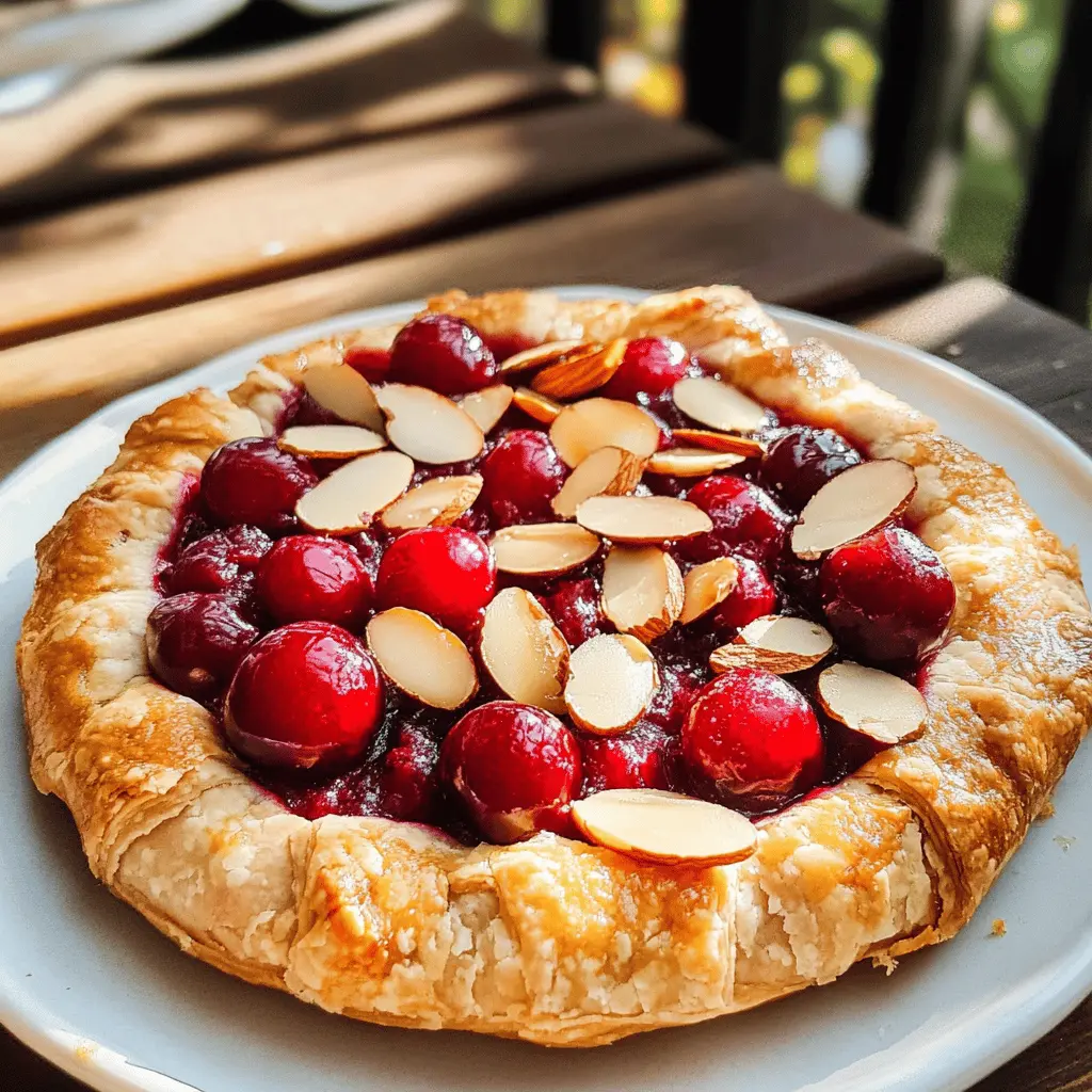 This Easy Fresh Cherry Almond Galette is perfect for a cozy dessert for two! Bursting with sweet, juicy cherries and a hint of almond flavor, this delightful rustic pie is incredibly easy to make. With its flaky crust and delicious filling, it's an ideal treat for date night or a sweet surprise. Save this recipe for a charming end to your evening!