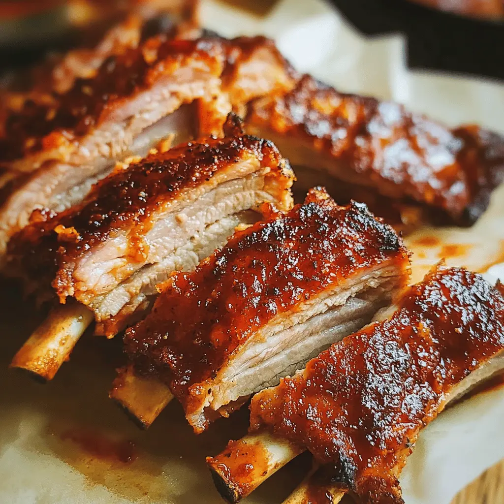 Get ready to impress with these tender, fall-off-the-bone oven-baked ribs! Coated in a flavorful homemade rub and basted with a sweet and tangy sauce, these ribs are perfect for family dinners or weekend gatherings. Save this recipe to bring some finger-licking goodness to your next BBQ!