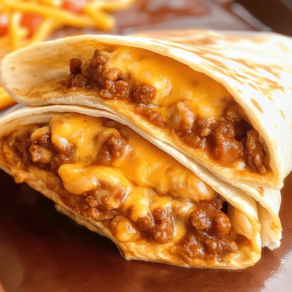 Easy Chili Cheese Burrito Recipe Like Taco Bell