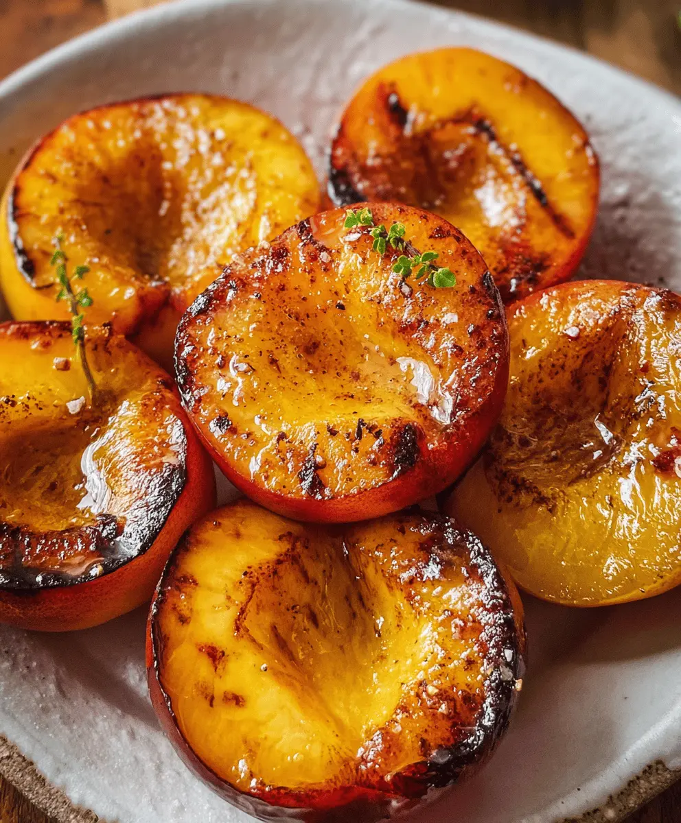 Easy Brown Sugar Grilled Peaches Recipe