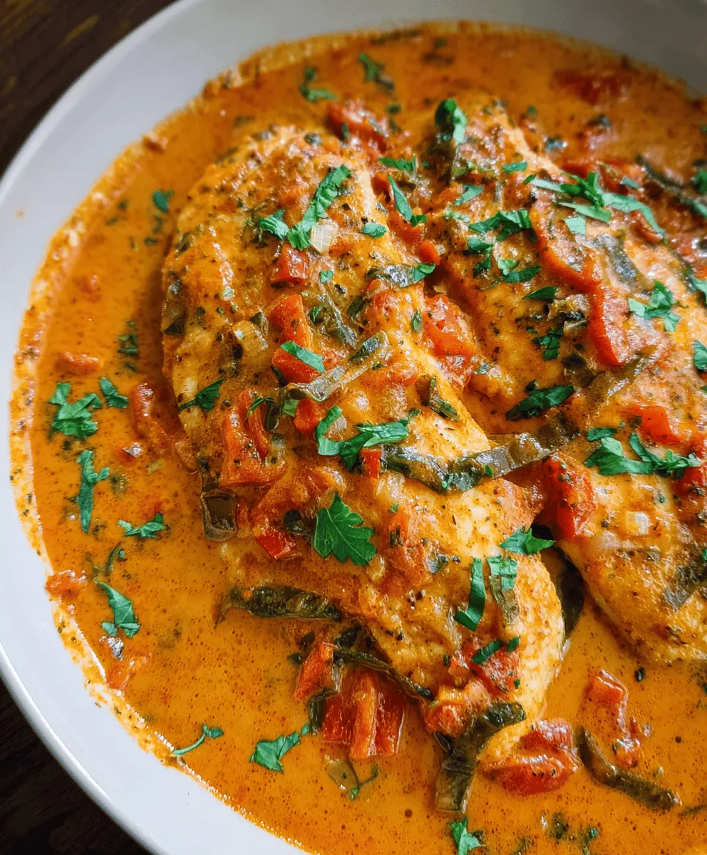 Easy Tilapia in Roasted Pepper Sauce Recipe