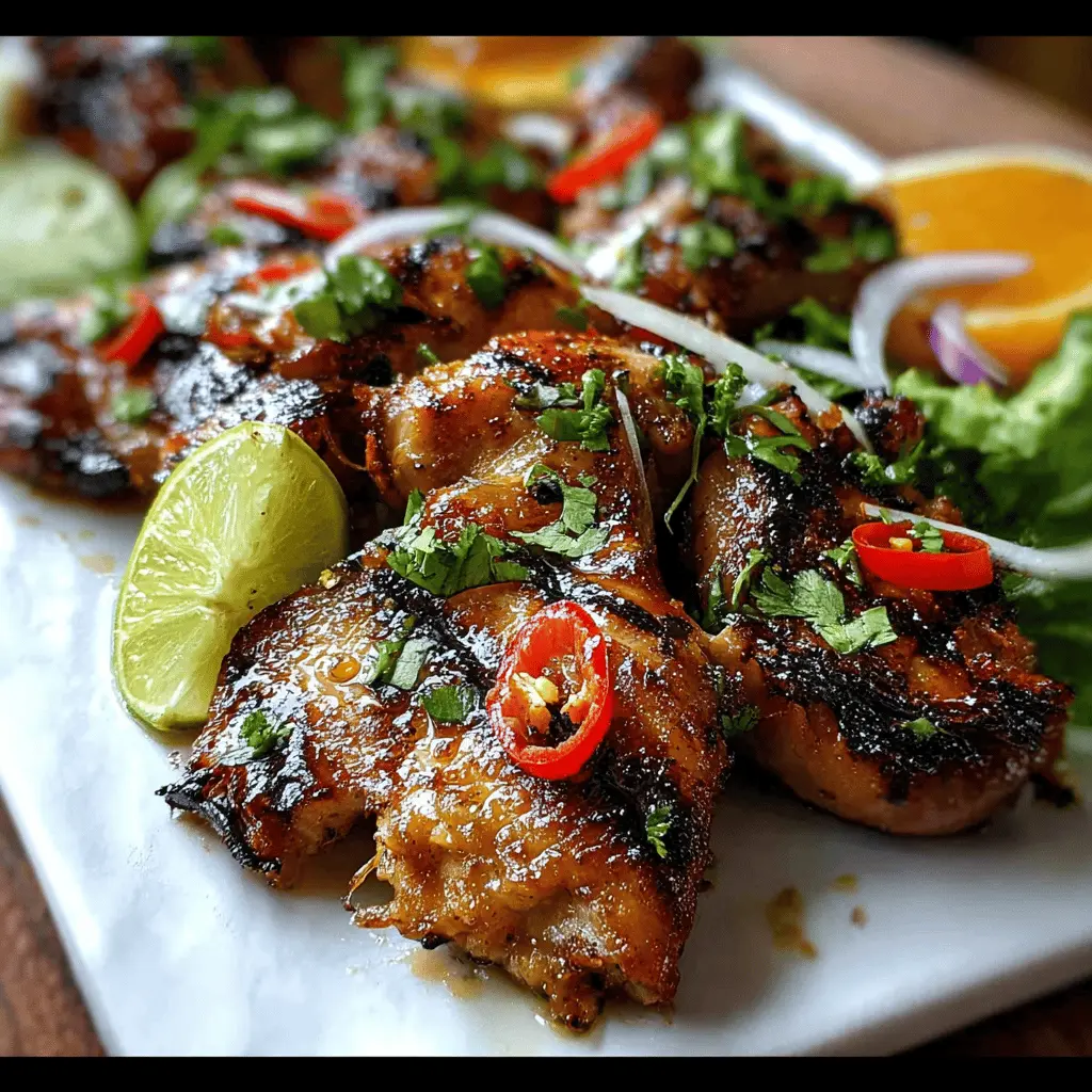 Easy Thai Grilled Chicken Recipe (Gai Yang)