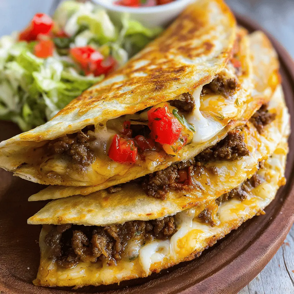 Easy Cheesy Taco Quesadillas Recipe