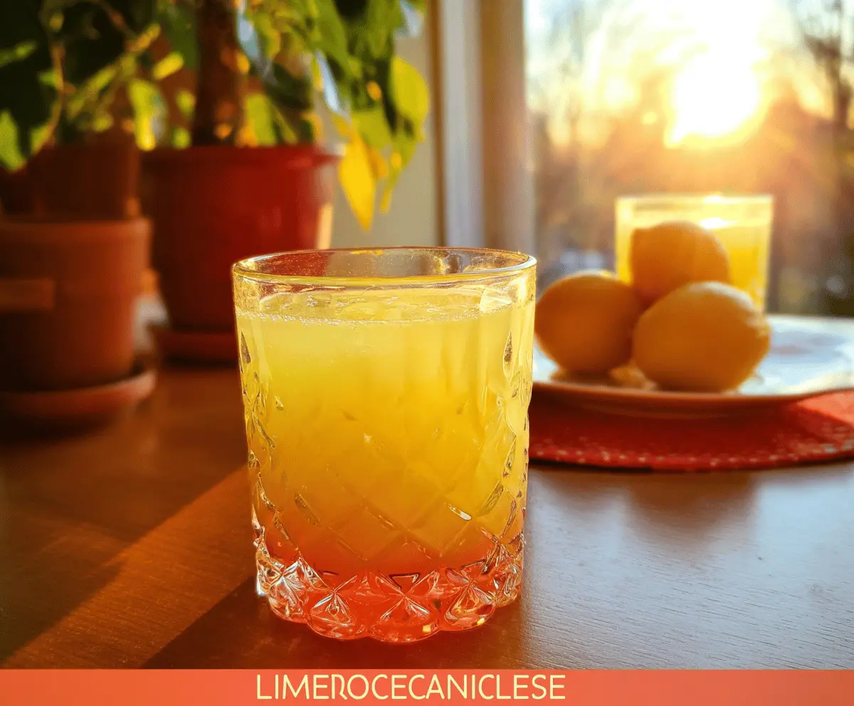 Easy Limoncello Sunrise Cocktail Recipe