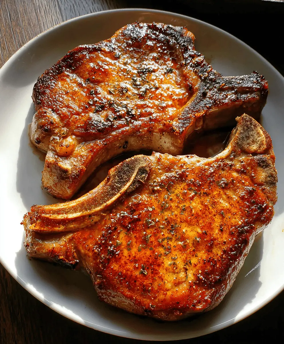 Easy Juicy Baked Pork Chops Recipe