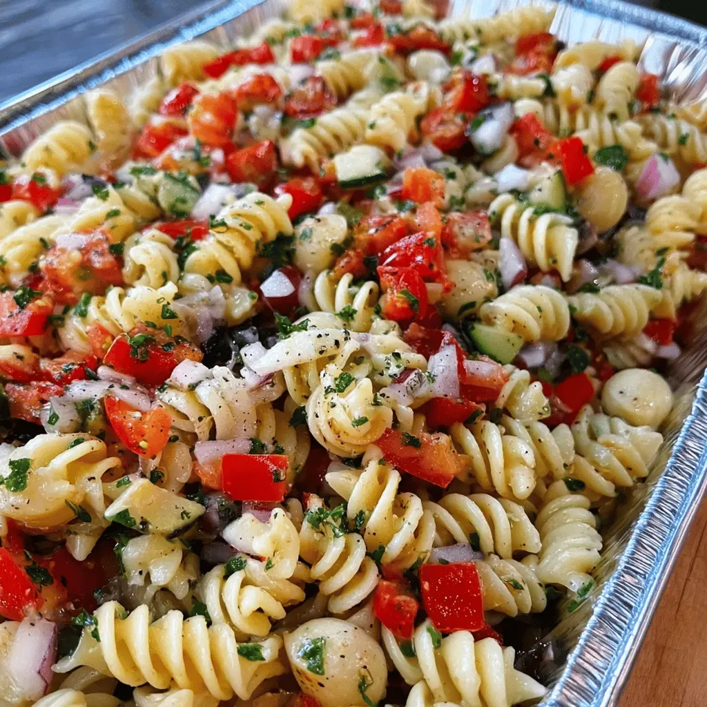 Easy Pasta Salad Recipe for a Crowd