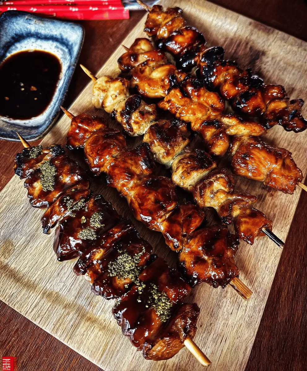 Easy Authentic Japanese Chicken Yakitori Recipe