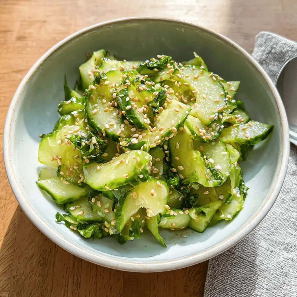 Easy Healthy Japanese Cucumber Salad Recipe