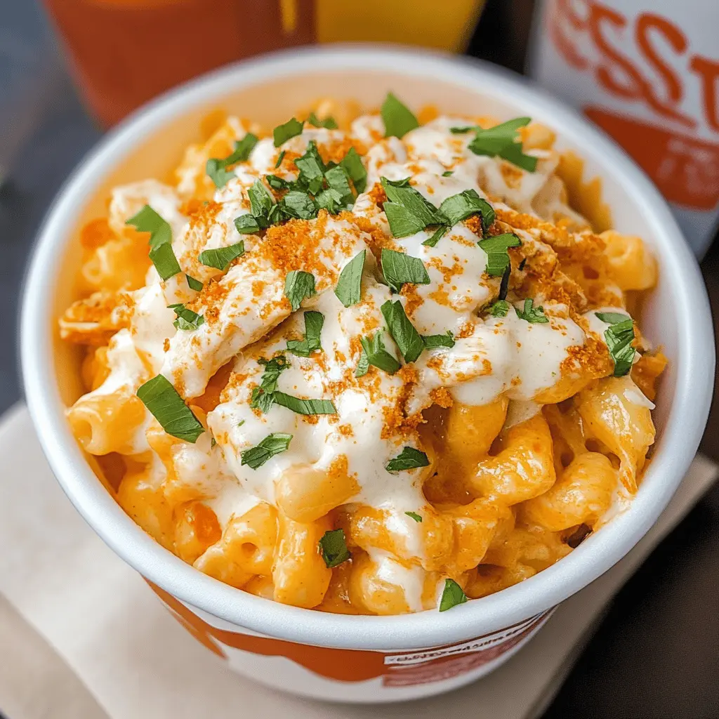 Easy Buffalo Chicken Mac and Cheese Recipe