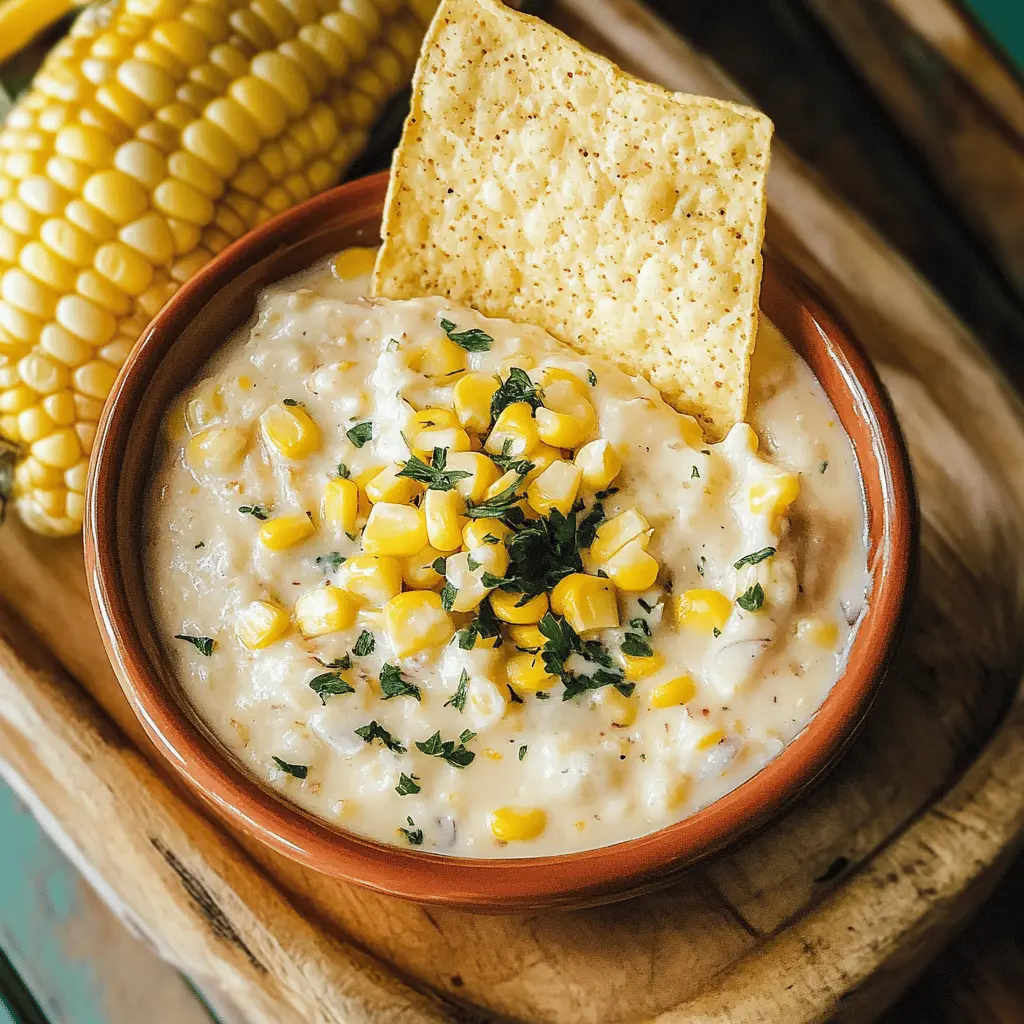 Easy Cheesy Corn Dip Recipe for Parties