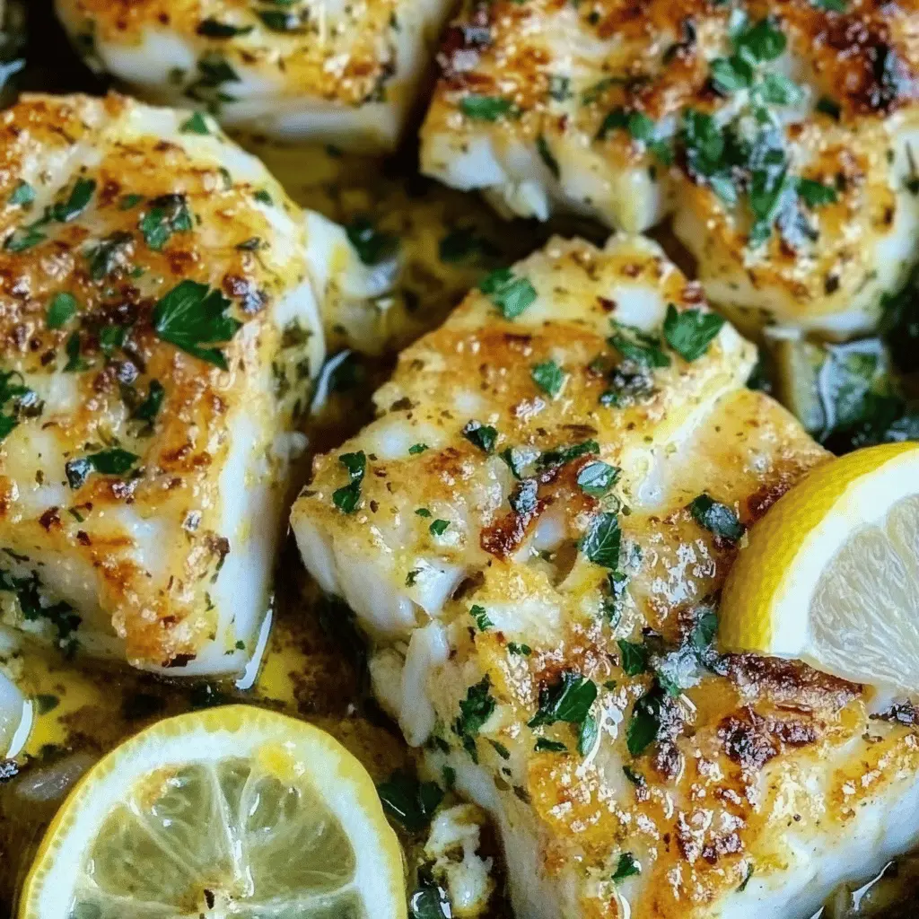 Easy Baked Cod with Lemon and Garlic