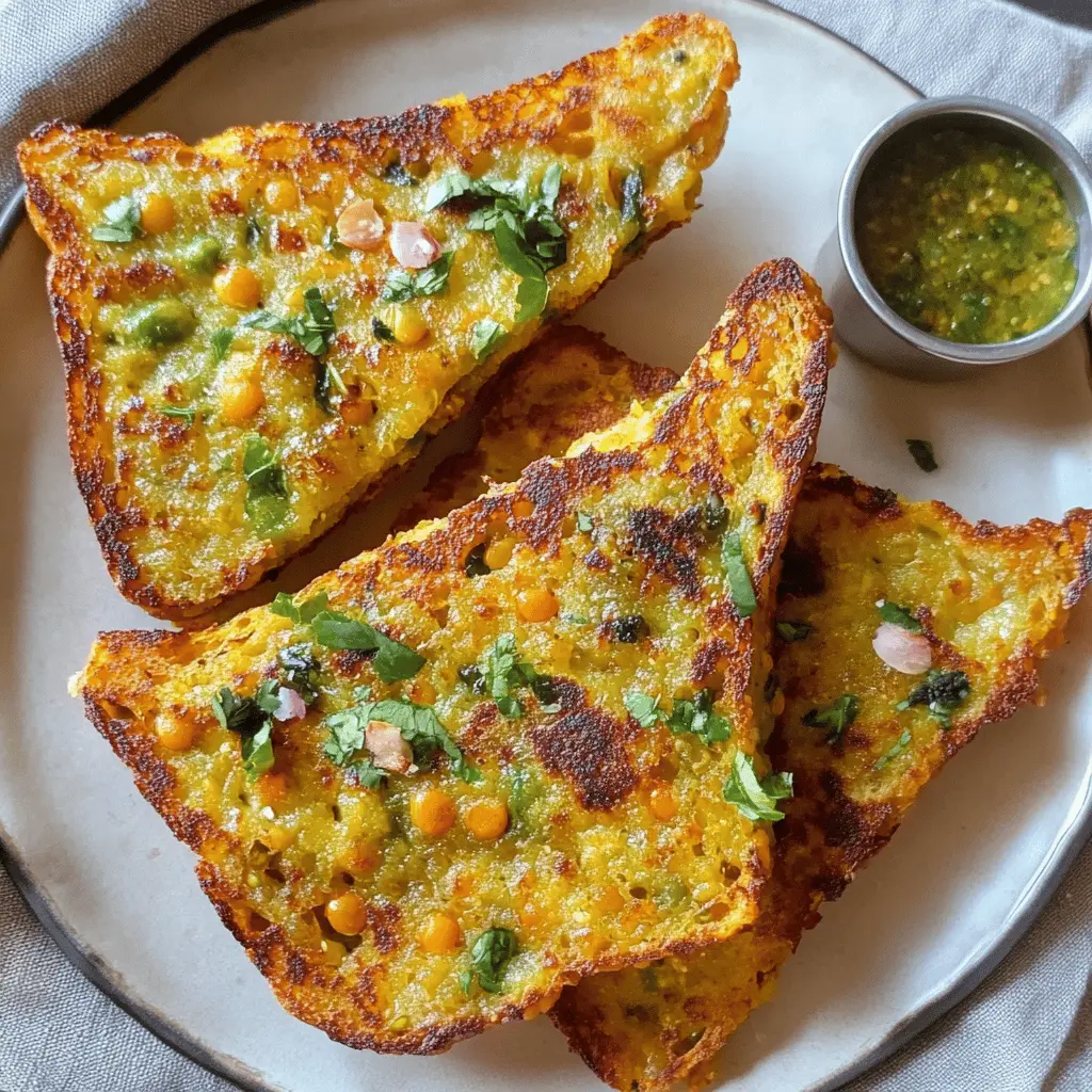 Easy Moong Dal Toast Recipe for Healthy Breakfast
