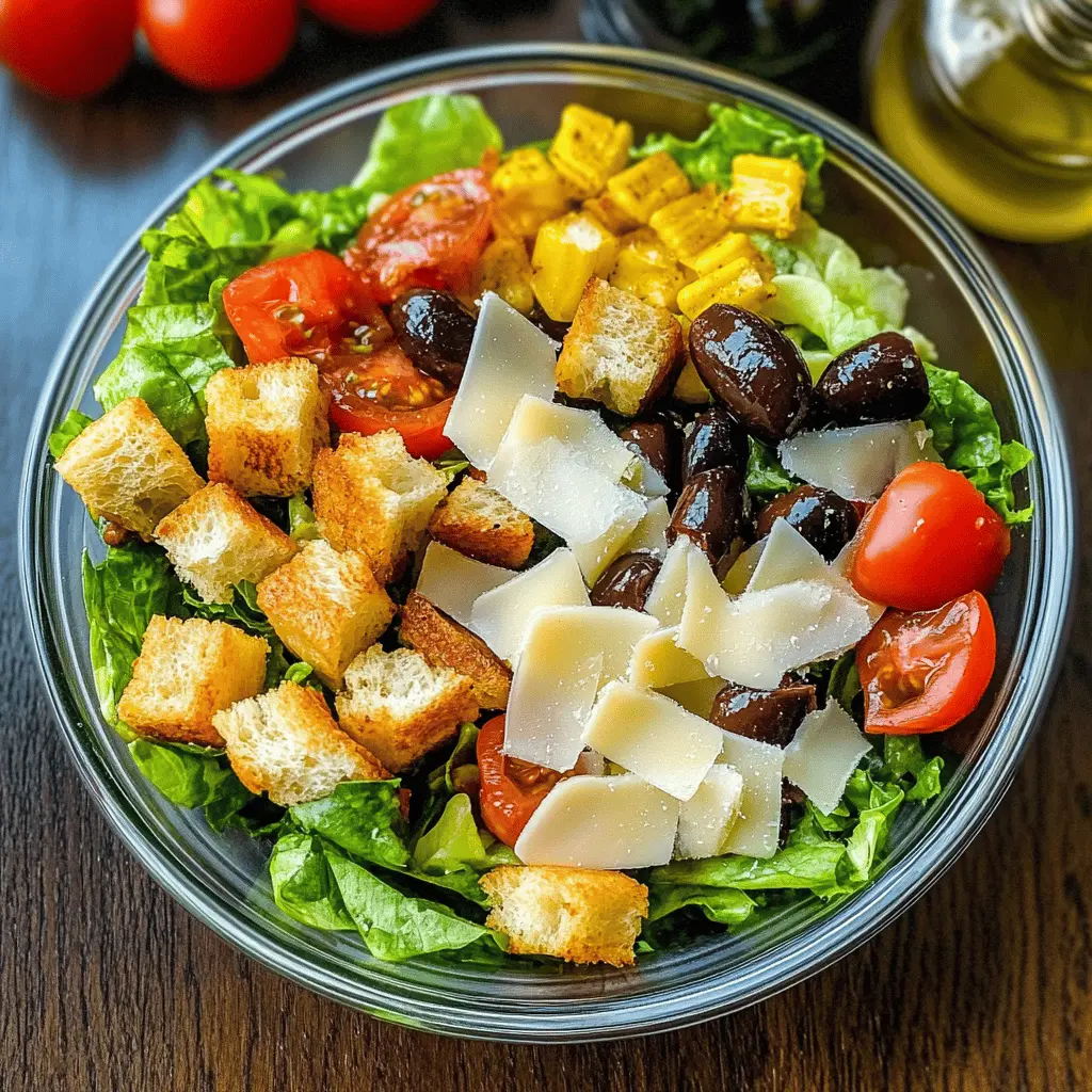 Easy Olive Garden Salad Recipe