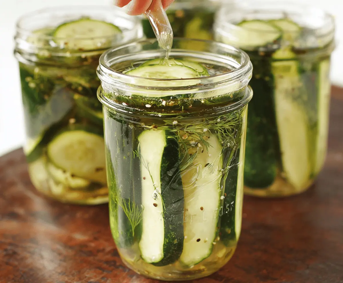 Easy Garlic and Dill 24-Hour Refrigerator Pickles