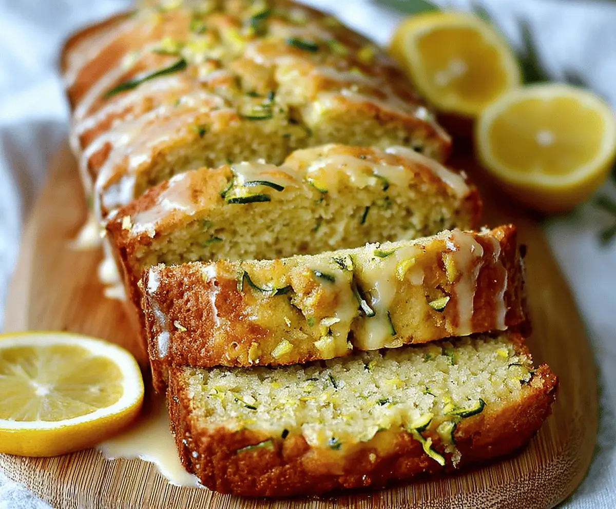 Easy Lemon Zucchini Bread Recipe
