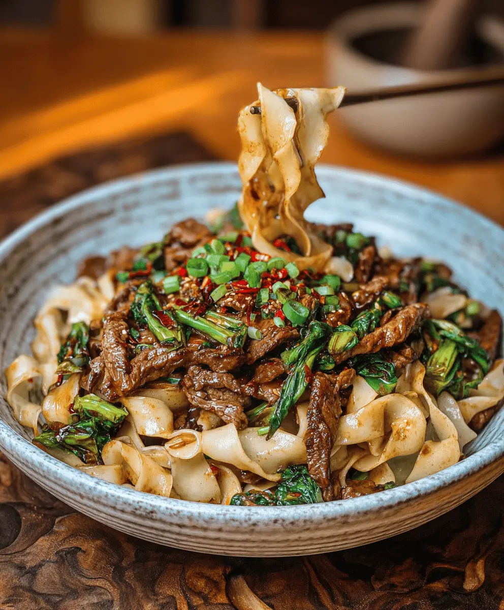 Easy Cumin Lamb Noodles Recipe