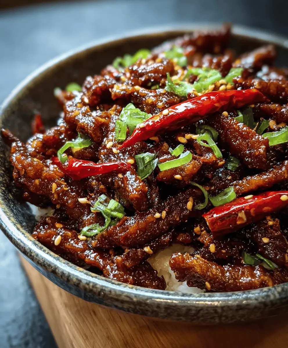 Easy Crispy Sichuan Chili Beef Recipe