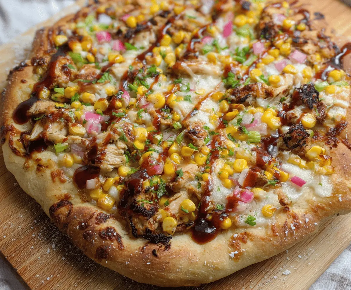 Grilled BBQ Chicken Pizza Recipe for Summer