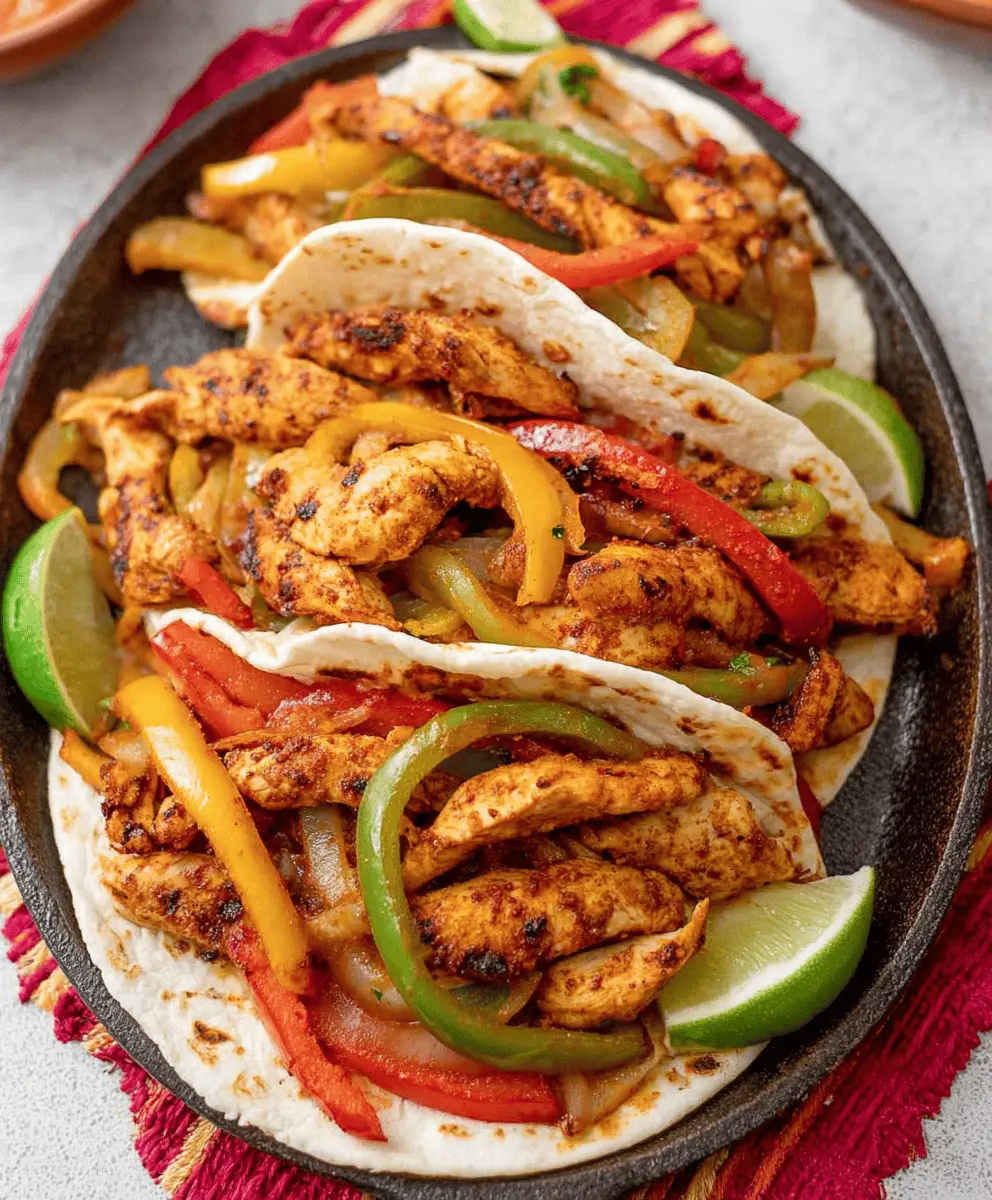 Easy Chicken Fajitas Recipe for Quick Dinner
