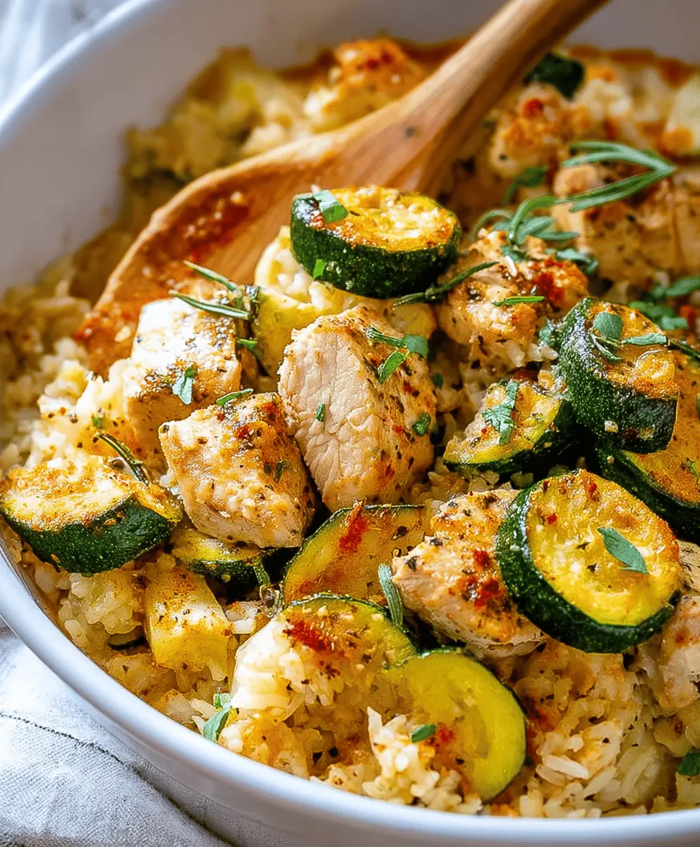 Easy Chicken Zucchini Bake for Healthy Dinners