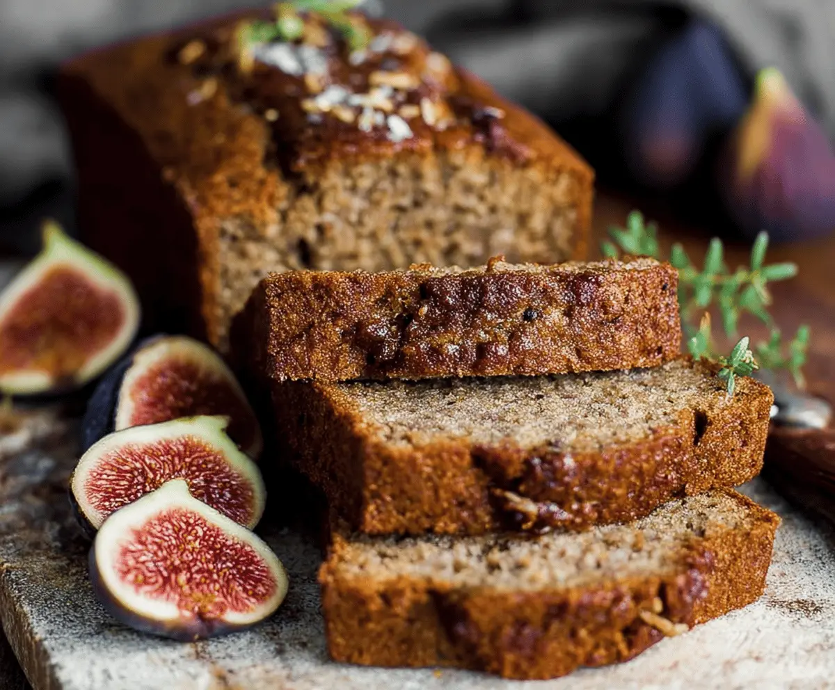 Easy Fig Bread Recipe With Fresh Figs