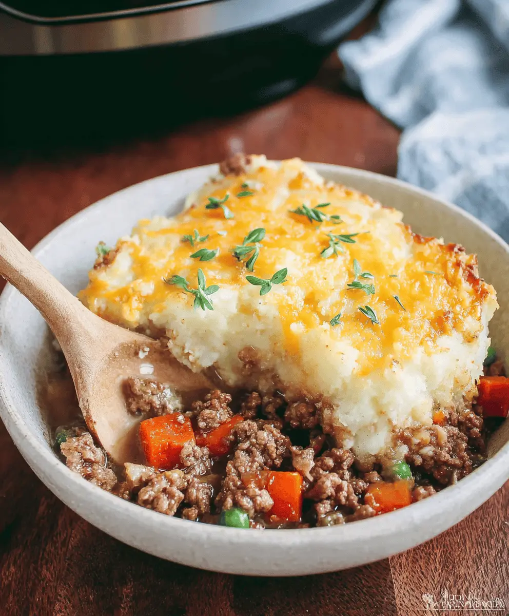 Easy Crockpot Shepherd’s Pie Recipe