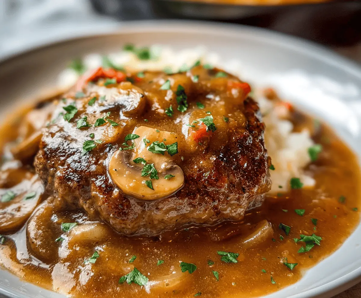 Easy Hamburger Steak Recipe With Savory Gravy