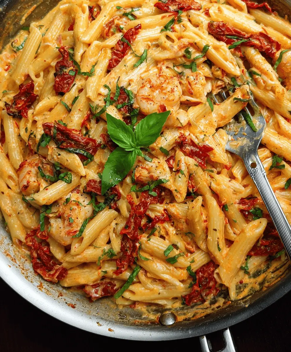 Creamy Sun Dried Tomato Pasta Recipe
