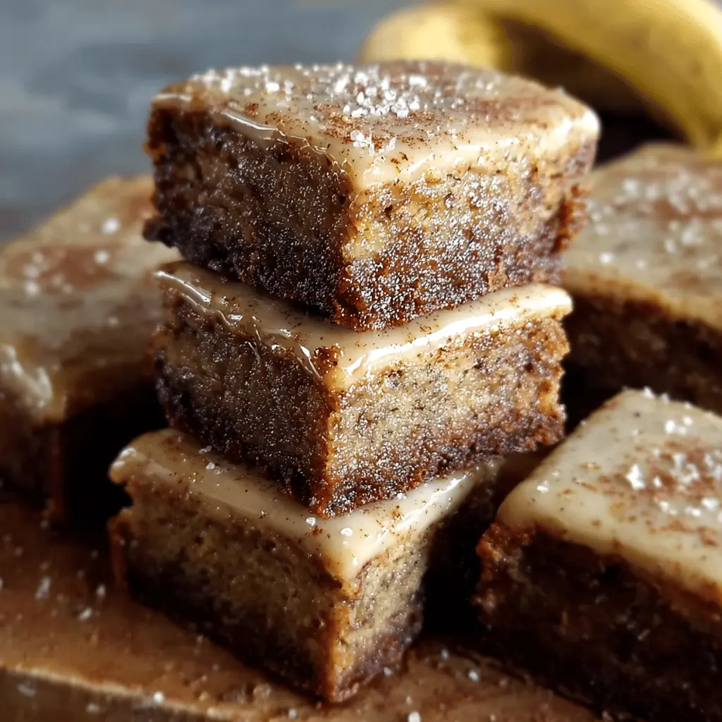 Moist Banana Bread Brownies Recipe