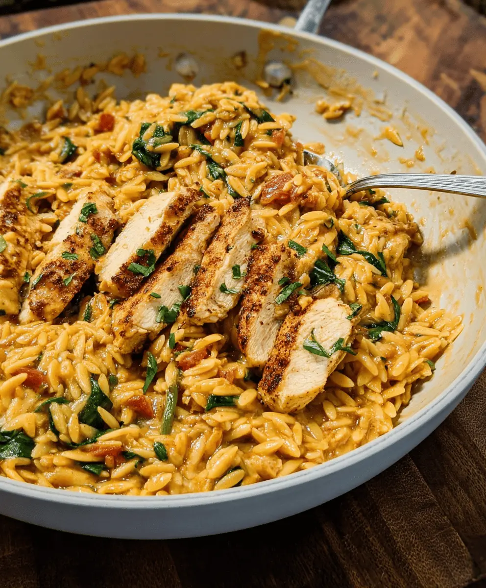 Easy Cajun Chicken Orzo Recipe for Dinner