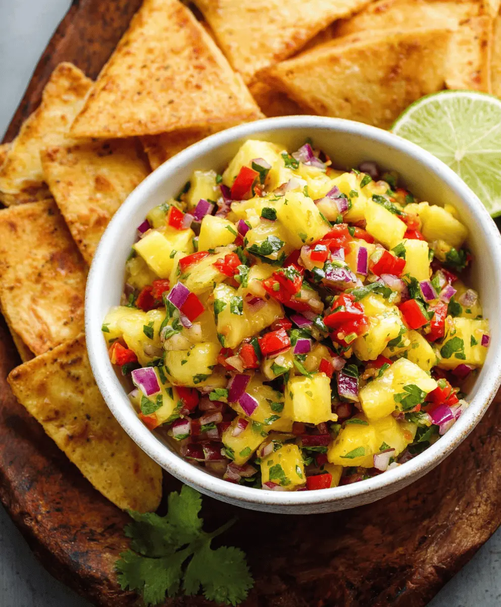 Fresh Pineapple Salsa Recipe for Summer