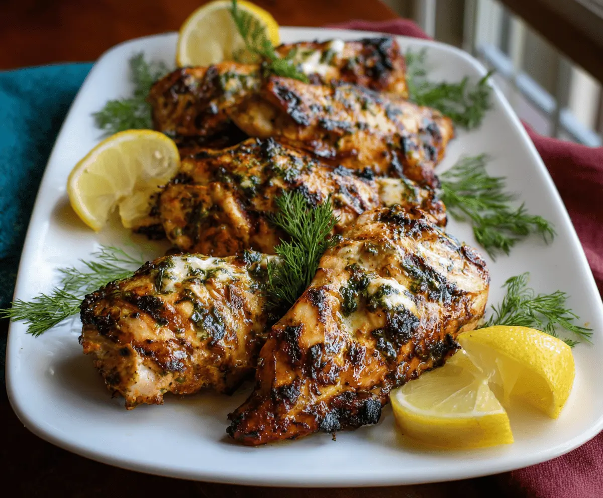 Easy Yogurt Marinated Chicken Recipe