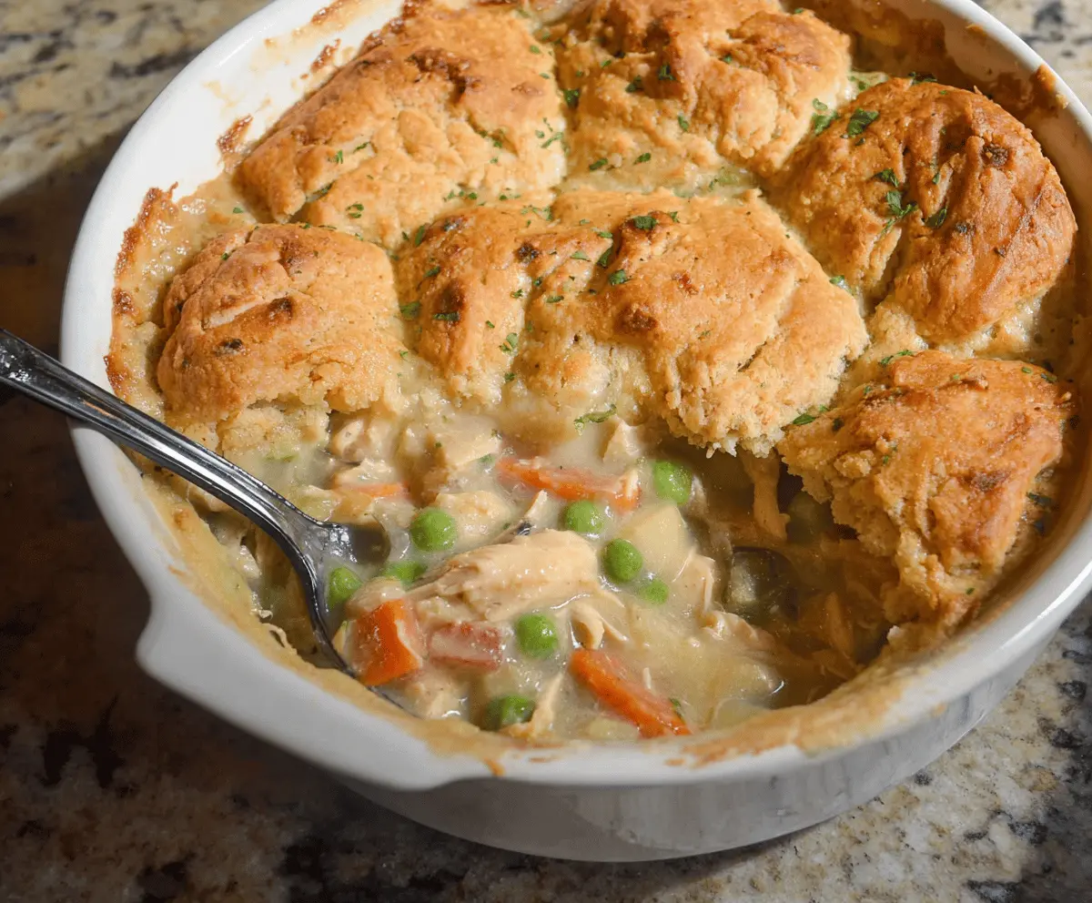 Gluten-Free Dairy-Free Crustless Chicken Pot Pie
