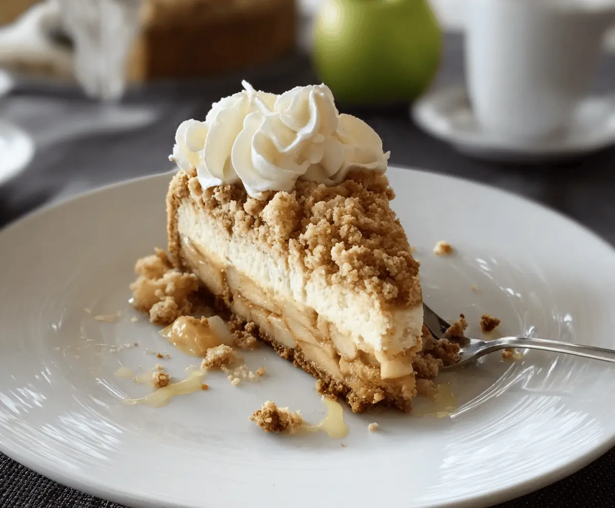 Creamy Mascarpone Apple Crumble Torta Recipe