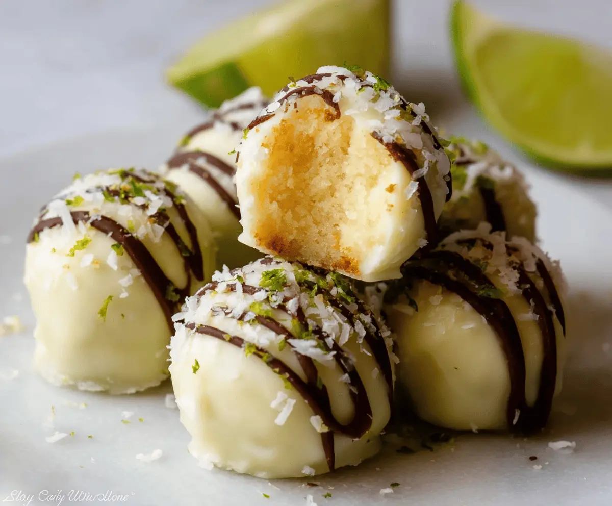 Easy Homemade Key Lime Truffles Recipe
