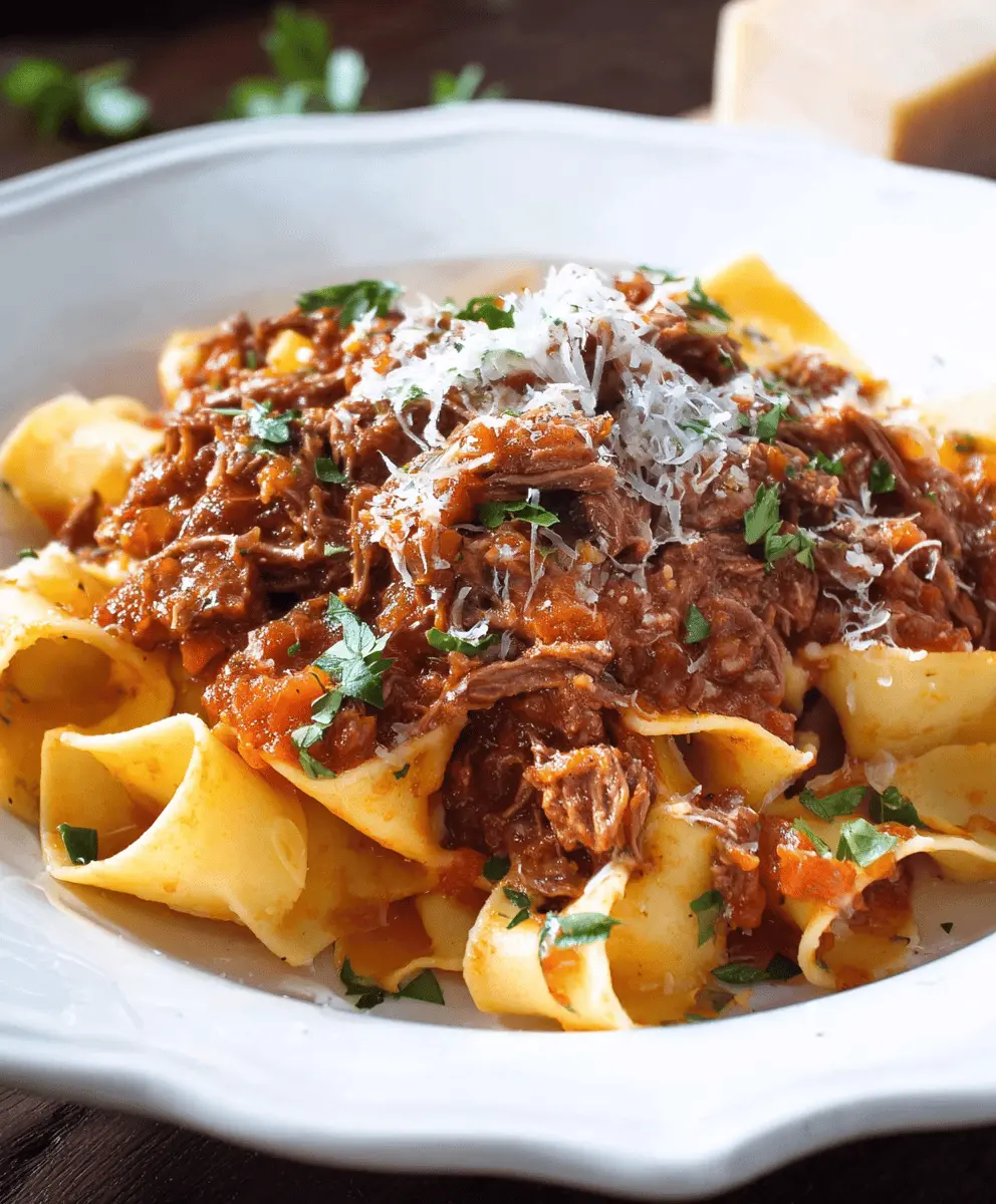 Easy Italian Beef Ragu Recipe for Dinner