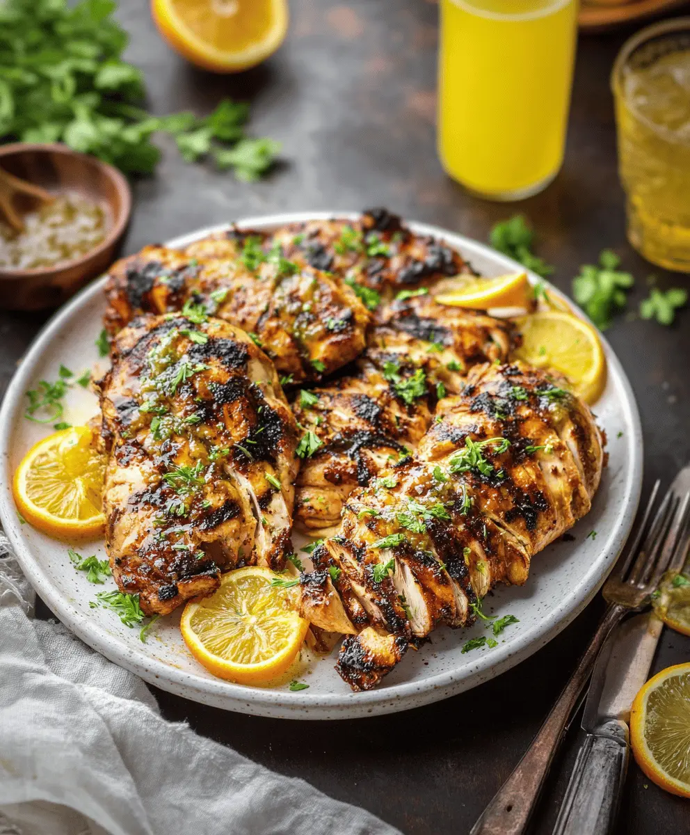 Easy Grilled Citrus Chicken with Sweet Glaze