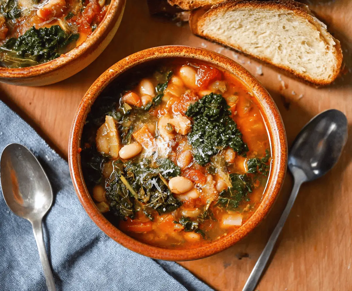 Authentic Tuscan Ribollita Soup Recipe
