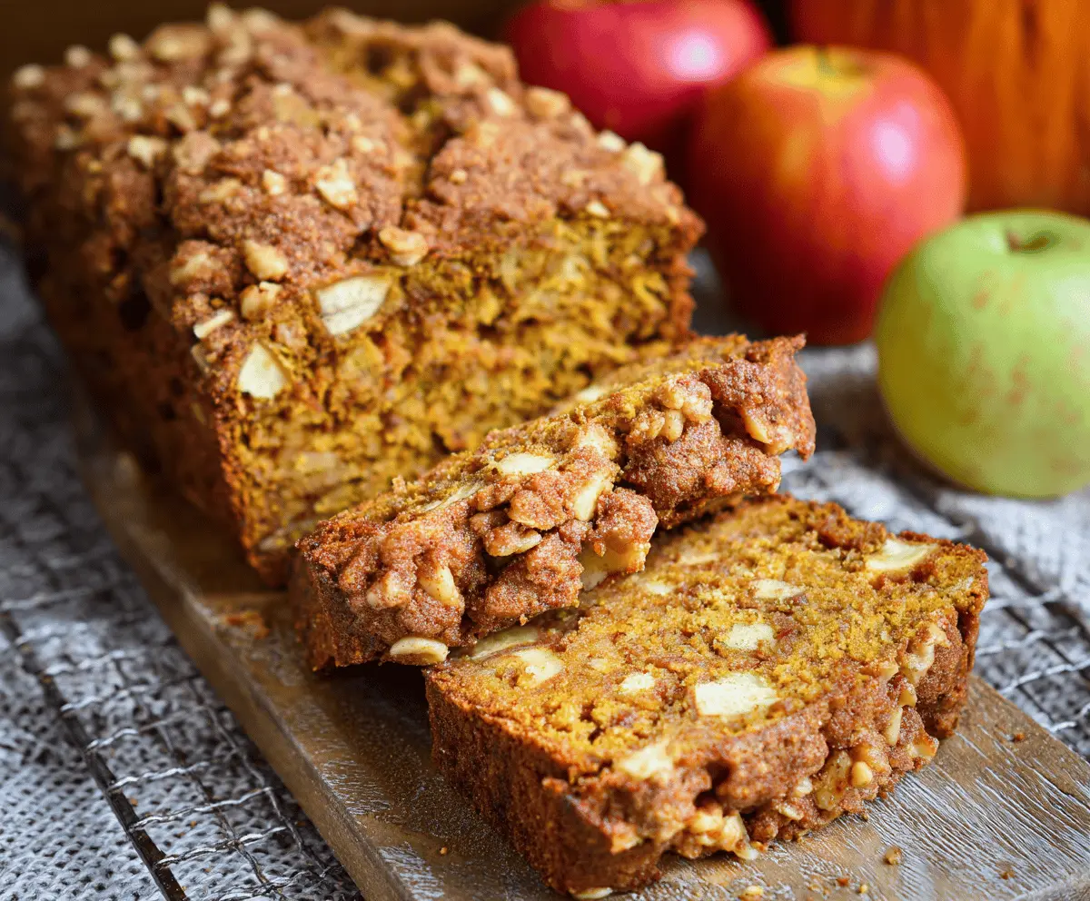 Apple Pumpkin Bread 