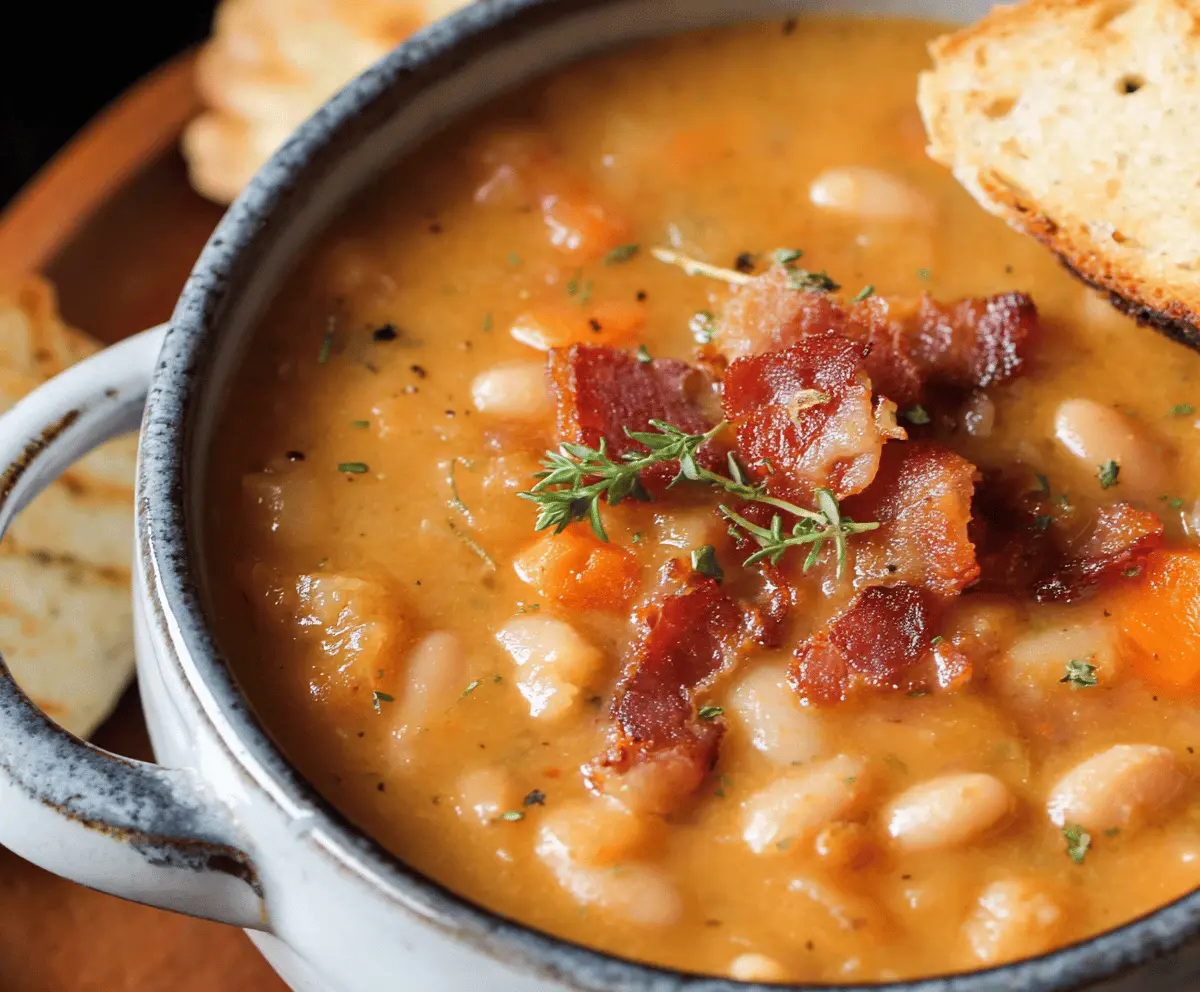 Bean With Bacon Soup