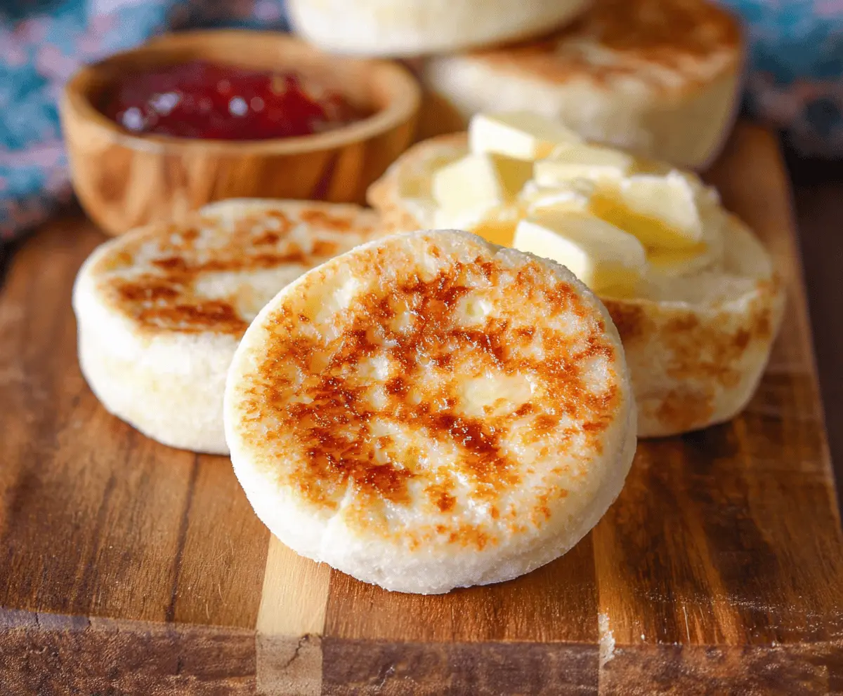 Easy Homemade English Muffins with Perfect Crannies