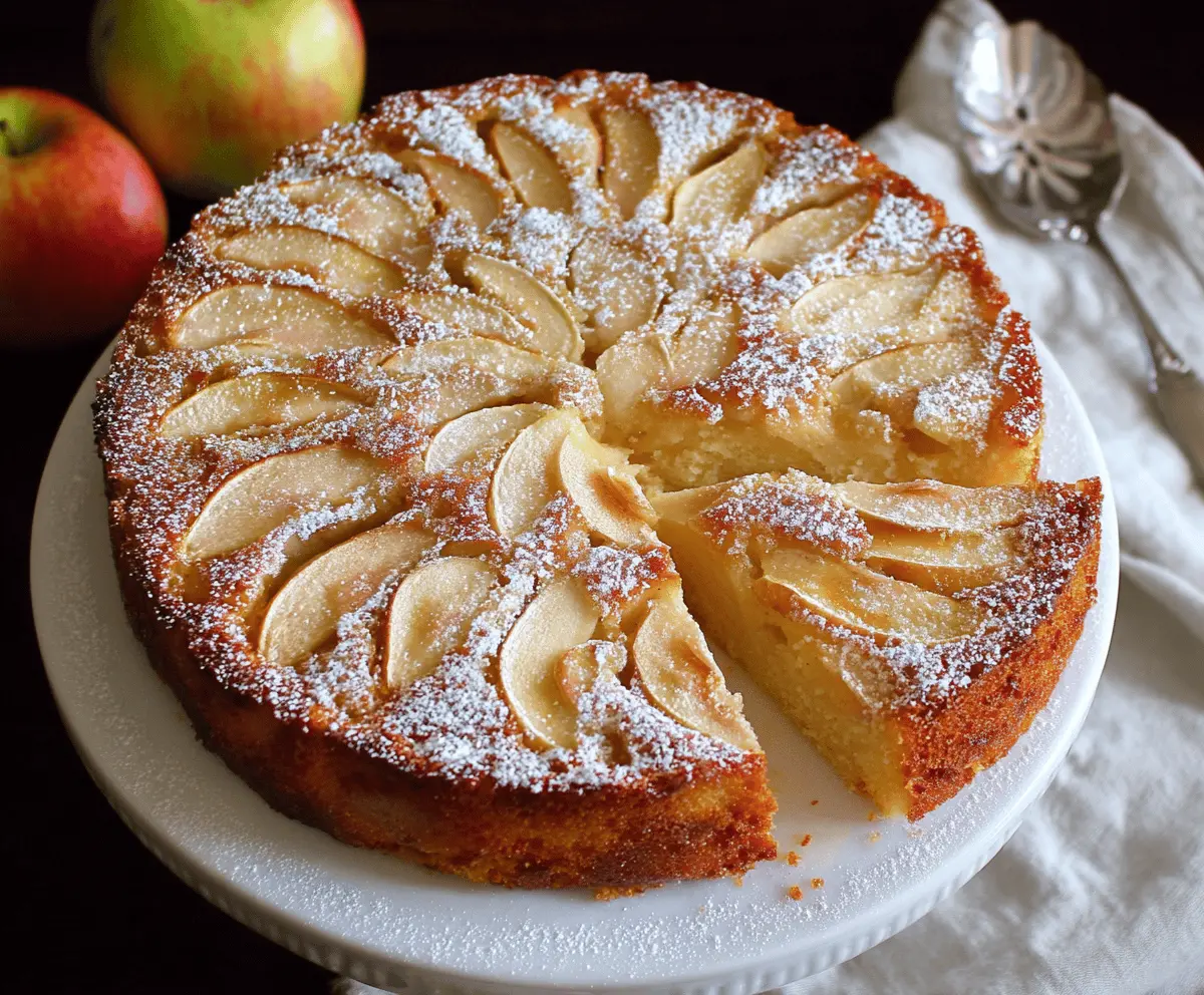Delicious Easy Torta di Mele – Moist Italian Apple Cake with fresh apples and golden crust, perfect for dessert or tea time