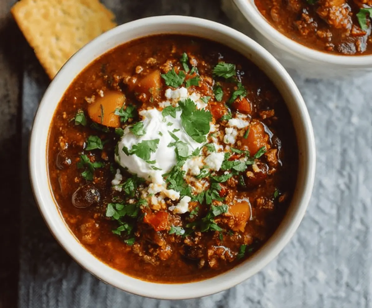 Paleo Pumpkin Chili