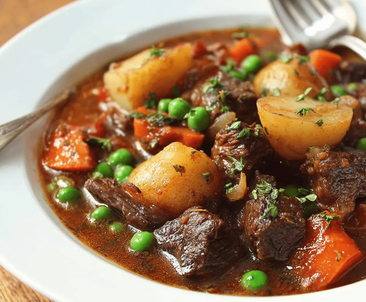 Pressure Cooker Beef Stew