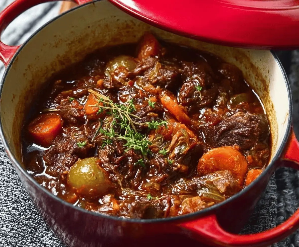 Becky’s Favorite Oxtail Stew