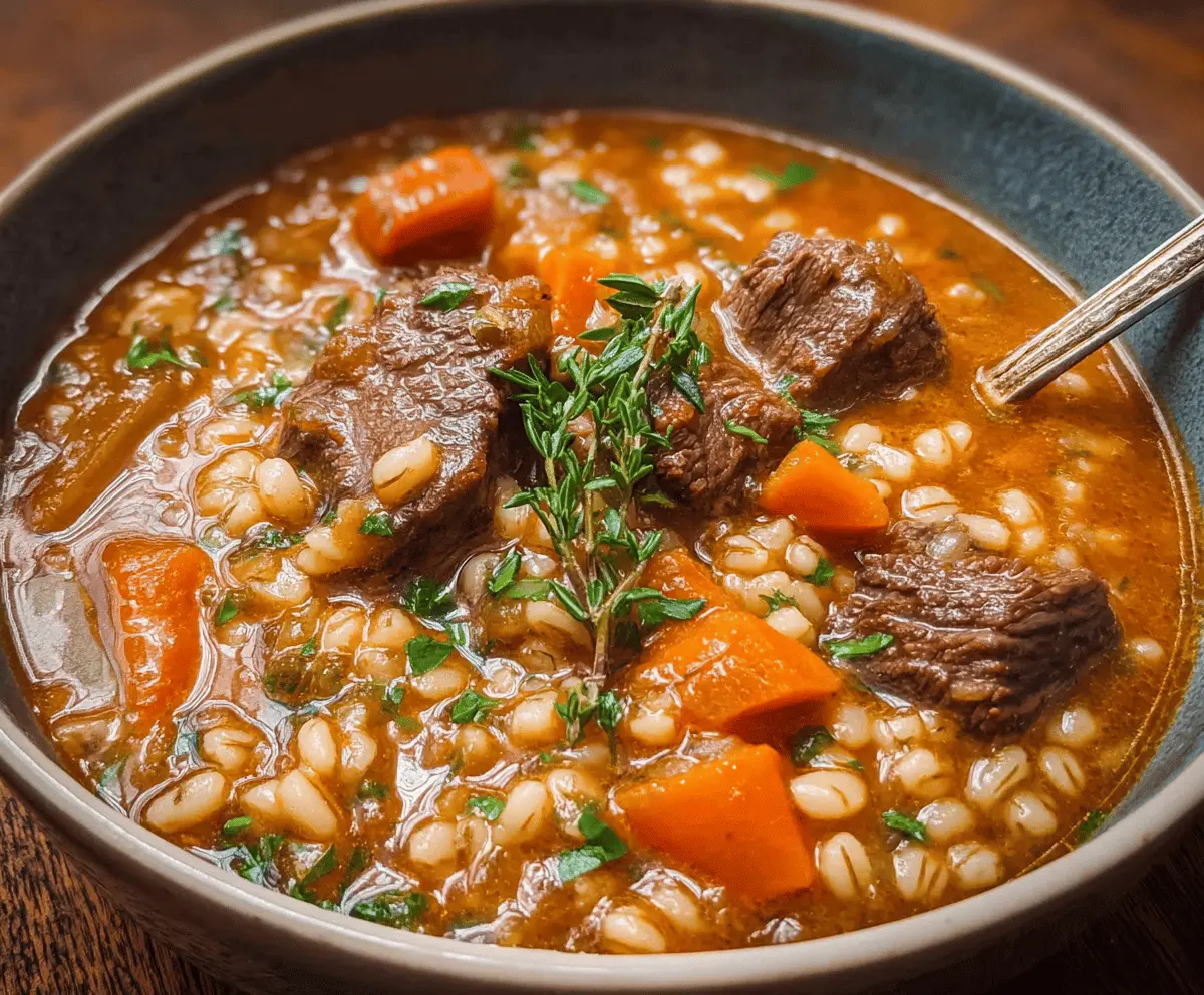Beef and Barley Stew