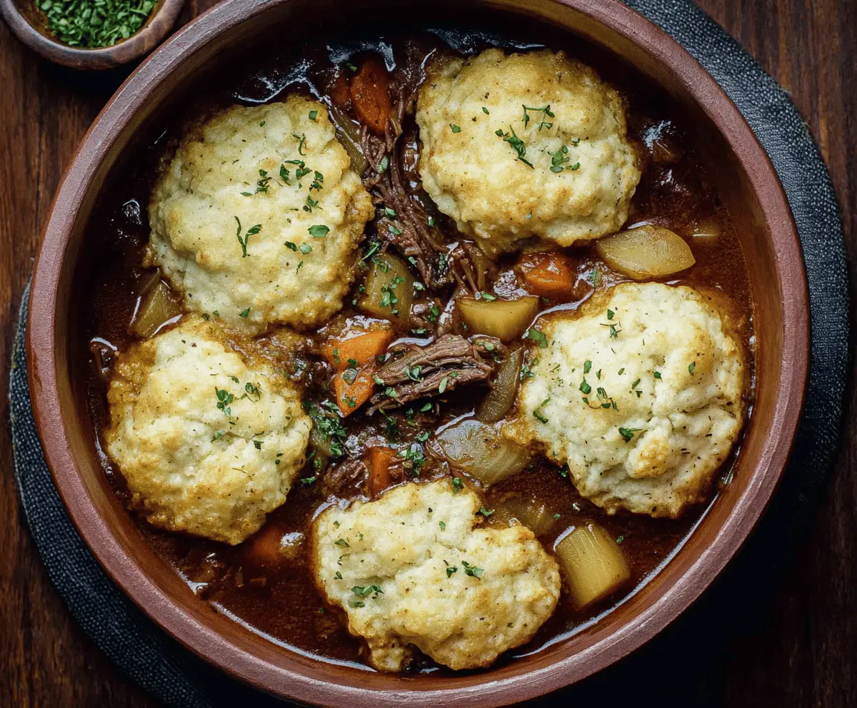 Beef Stew with Dumplings