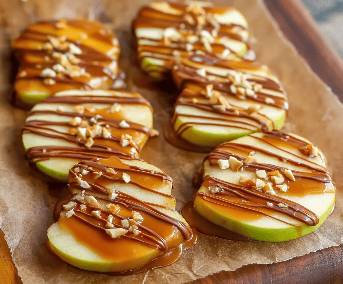 Caramel Apple Slices